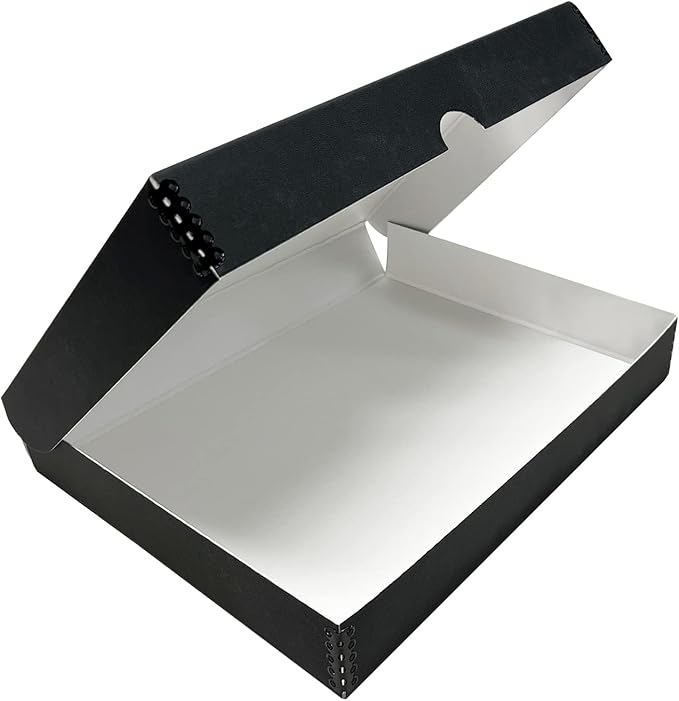 Lineco Folio Storage Box, Clamshell Design, 9.5x12.5x1.75 Inches, Archival by Lineco