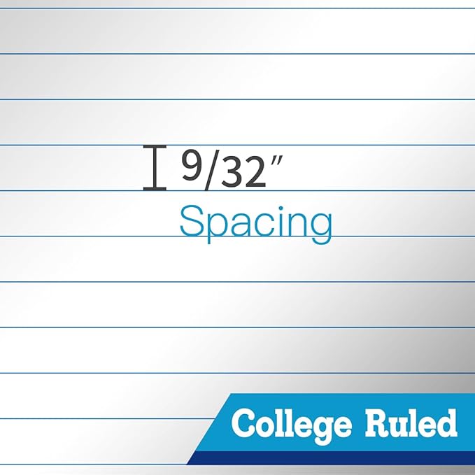 WritePads Legal note pads 5"x8" Legal Pads, College Ruled, 12 Pack, 50 Sheets - Image 5