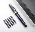 xixixiaozhu Metal Big Fountain Pen Set Medium Nib 0.7mm, Includes Ink Refill - Image 7