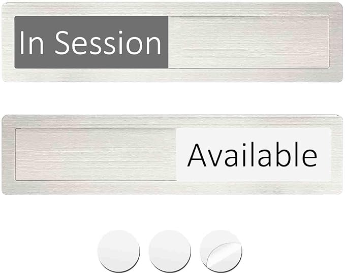 In Session or Available Sign, Vacant Occupied Indicator by LoYinLo