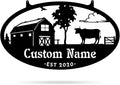 RealSteel Personalized Metal Farmhouse Sign by RealSteel