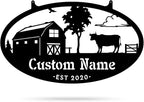 RealSteel Personalized Metal Farmhouse Sign by RealSteel