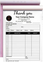 Custom Carbonless Sales Invoice Form Books by Unknown