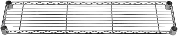 Shelving Inc. 8" d x 36" w Chrome Wire Shelving - Image 3