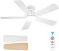 addlon 42 inch white low profile ceiling fans, main product view