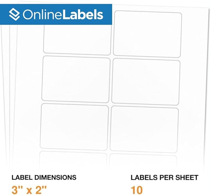 3 x 2 Rectangle Labels - Image 2
