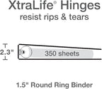 Oxford Cardinal 3 Ring Binders, Binders - Image 2