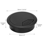 QWORK Desk Grommet –100 Pack 2 in Cable Gromme, Plastic Desk Cable Hole Cover - Image 2