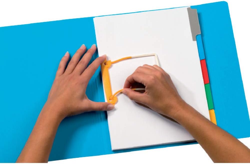 Secolor Cardboard Combi File/Jalema Clipfile - Buff