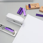 NatSumeBasics 6000 Purple Staples 26/6 Standard Colored Staple - Image 5