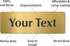 SmartSign Custom Brass Sign - Image 4