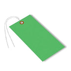 SmartSign 6.25 x 3.125 inch “Green” Blank Tyvek Shipping Tags by SmartSign
