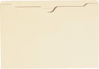 Smead File Jacket, Reinforced Straight-Cut Tab, Flat-No Expansion, Legal Size