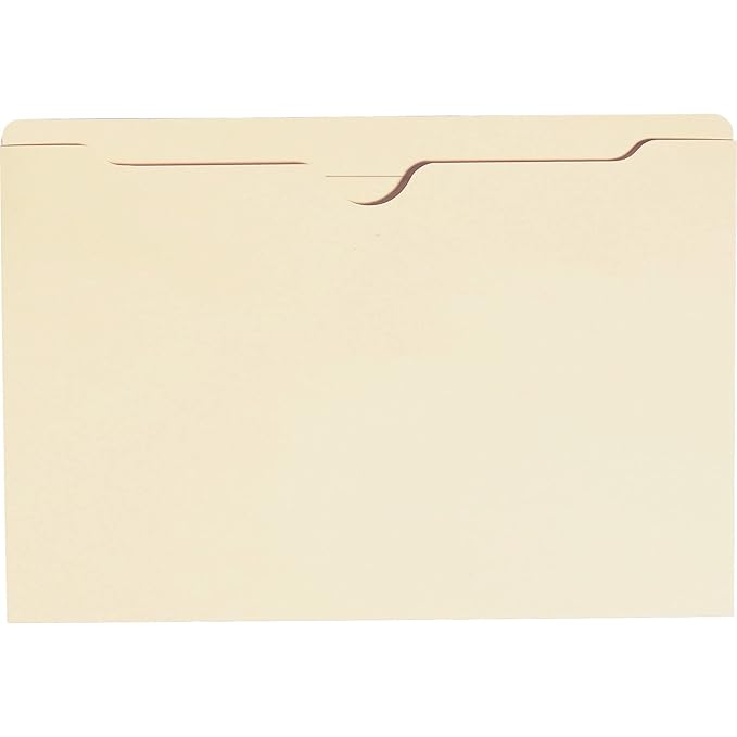 Smead File Jacket, Reinforced Straight-Cut Tab, Flat-No Expansion, Legal Size by SMEAD