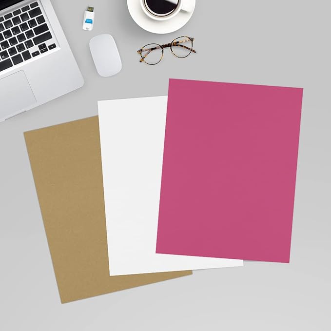LUXPaper 8.5" x 11" Paper | Letter Size | Magenta Pink | 80lb. Text | 250 Qty - Image 6