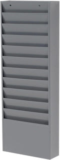 Global Industrial Steel Medical Chart Hanging Wall File Holder, 11 Pockets by GlobalIndustrial