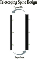 INFUN 1 INCH Telescoping 3 Ring Binder - Image 3