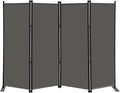 MAYOLIAH 4 Panel Room Divider Screen 6Ft Tall Foldable Privacy Dividers Indoor by MayoliahHome