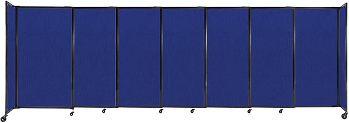 Versare Straightwall Sliding Portable Wall Partition | Freestanding Office by VERSARE