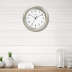 Presentime & Co. 8.5" Modern Farmhouse Essential Wall Clock, Silent Non Ticking - Image 5