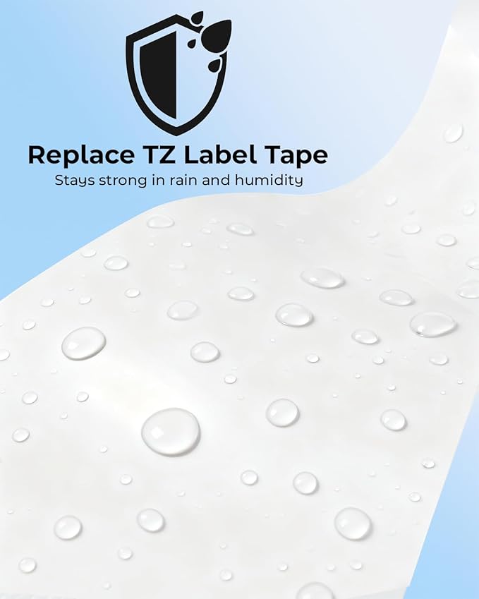 18mm Label Tape Replacement for Brother Label Maker Tape 18mm 0.7 P-Touch TZe - Image 4