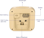 Tinload 5.5" Large Analog Alarm Clock Silent Non Ticking, Gentle Wake, Beep - Image 6