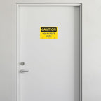 Custom OSHA Style Caution Sign 7" x 10" Adhesive Vinyl Sign, Customizable "Your - Image 3
