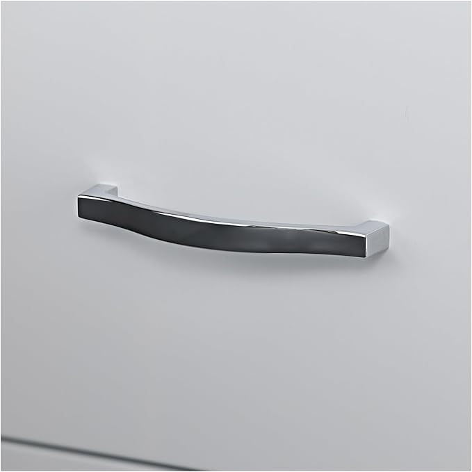 Lorell LYS SOHO Box/File/File Mobile White File Cabinet, 3 Drawer, 26.5 x 14.3 - Image 8