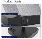 bedside table lamps set of 2 - touch, package contents