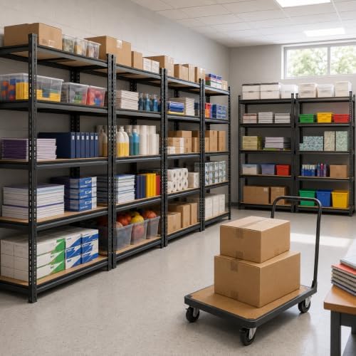 reibii 3 pack garage shelving,5 tier heavy duty, view 10