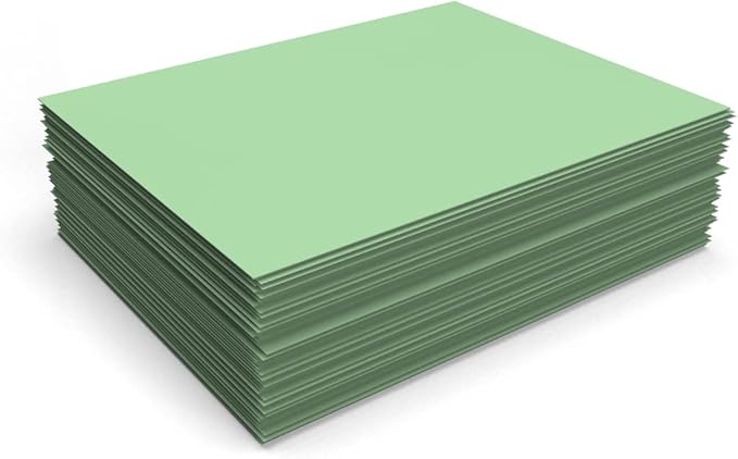 LUXPaper 8.5" x 11" Paper | Letter Size | Pastel Light Green | 60lb. Text | 250 - Image 3