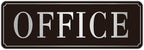 The Office Door Sign for Home and Business，Self-Adhesive Waterproof and by LUHIMO