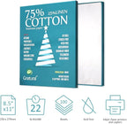 75% Cotton 25% Linen Paper, 85gsm Inkjet Printing Paper, 8.5"x11" White Color - Image 5