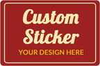 100-500 Pcs Custom Stickers Personalized Labels by Bemumley