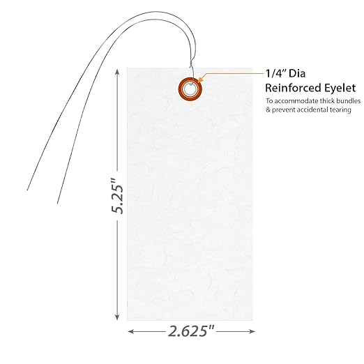 SmartSign White Shipping Tags - Image 5
