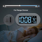 DreamSky Alarm Clocks for Bedrooms, Auto Set Digital Desk Clock for Bedside - Image 4