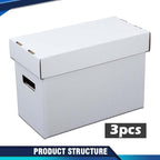 PIT66 3 Pack Comic Book Storage Comic Book Box Holds 150-175 Comics Collapsible - Image 2