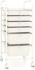 RELAX4LIFE 6-Drawer Rolling Storage Cart by RELAX4LIFE