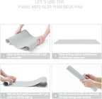 YSAGi Non-Slip Leather Desk Pad, Waterproof Laptop Computer Desk Keyboard Mat - Image 7