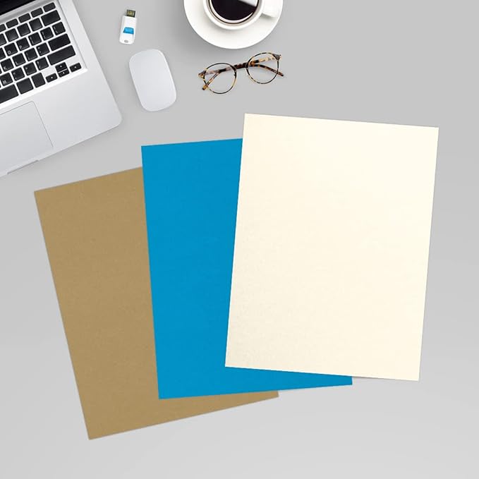 LUXPaper 8.5" x 11" Cardstock | Letter Size | Champagne Metallic | 105lb. Cover - Image 6