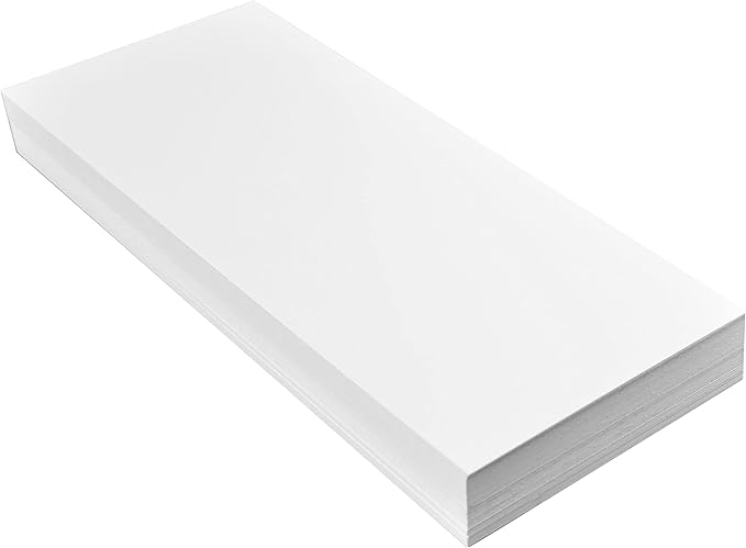 Home Advantage 4x9 Index Rack Business Marketing Note Cards Blank White by HomeAdvantage