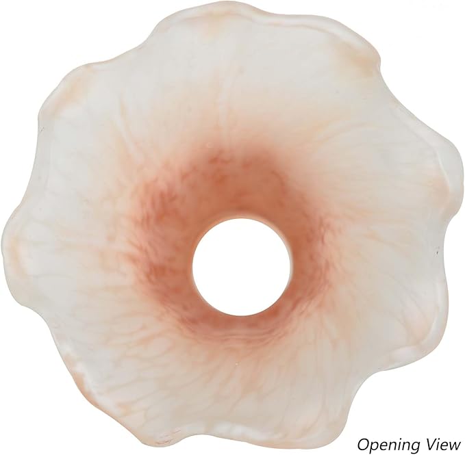 Bieye LS01S Lily Flower Blown Glass Lampshade - Image 3