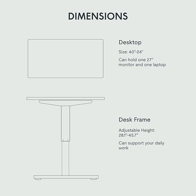 FLEXISPOT EN1 One-Piece Standing Desk - Image 6