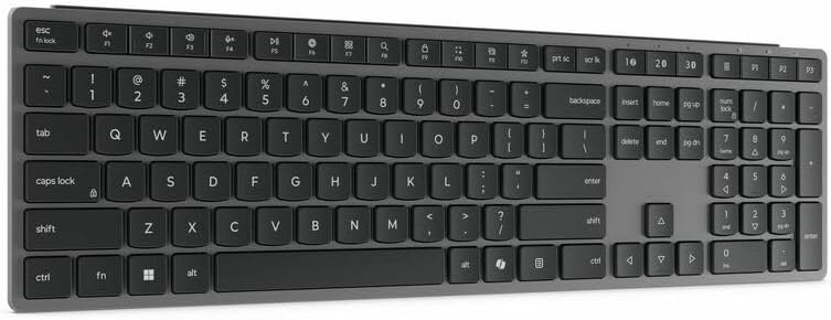 Lenovo 700 Modern Wireless Keyboard, 2.4 GHz Dongle & Dual Bluetooth Conn...