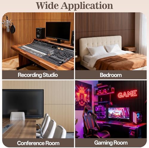 acoustic wood panels for wall 47.24" x 12.79", package contents
