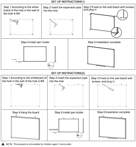 XIWODE 18x24 Inch Magnetic Dry Erase Whiteboard，Silver Aluminum Frame - Image 7