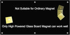 J&J worldwide Magnetic Black Glass Whiteboard 6' x 3', 70 x 35 Inches Large - Image 7