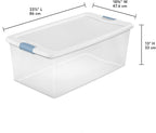 Sterilite 24-Pack Latching Box, Under Bed Storage Bins - Image 2