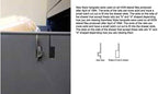 HON Lateral File Bars for 36" Wide Cabinet, 2 Per Set