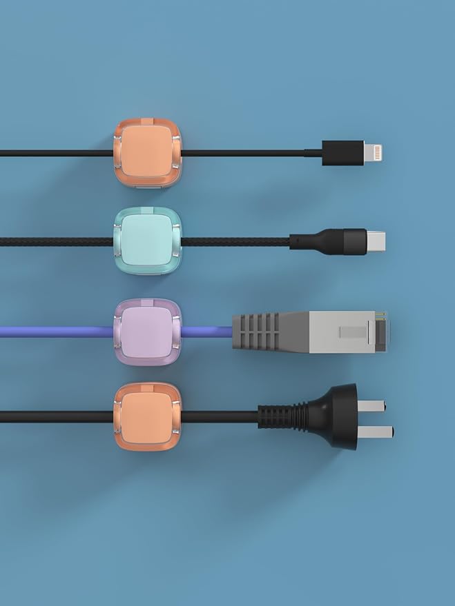 Magnetic Cable Clips, Adjustable Cord Holder Management, Adhesive Wire Keeper - Image 8